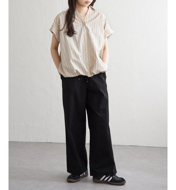 VENCE share style「タケノコタックストライプシャツ」|シャツ・ブラウス|