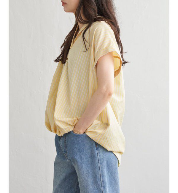 VENCE share style「タケノコタックストライプシャツ」|シャツ・ブラウス|