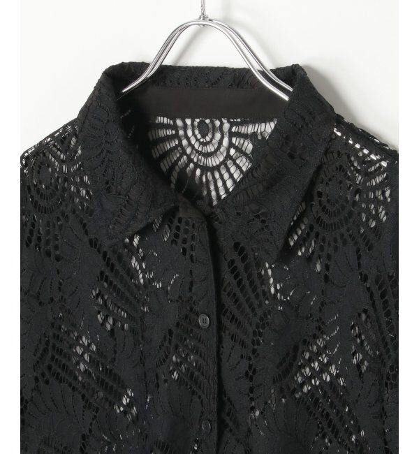 VENCE share style「レースショートシャツ」|シャツ・ブラウス|