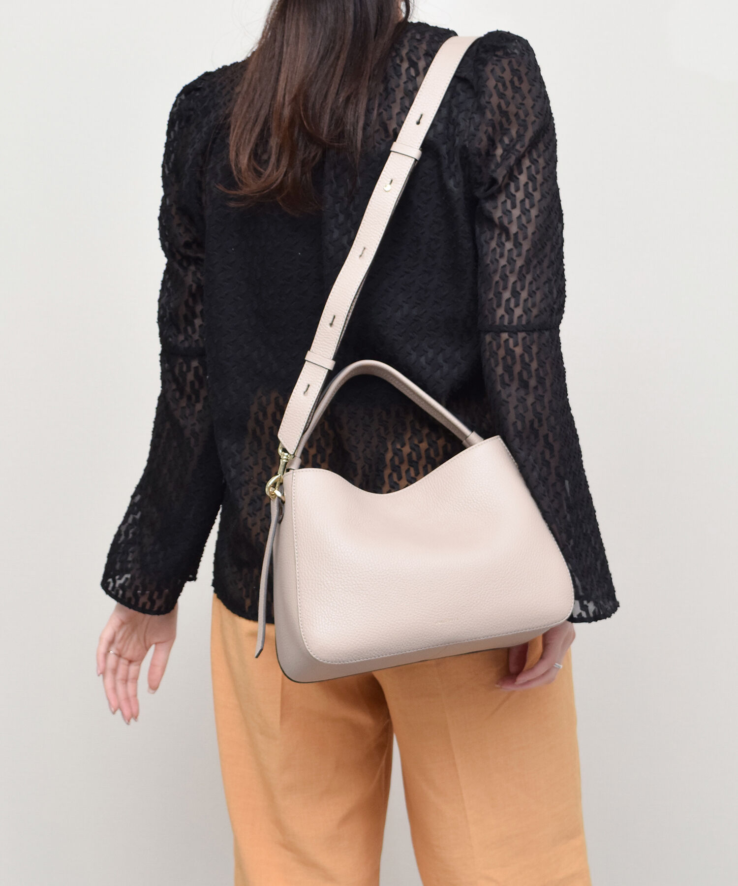 IMPORT SELECT「【LORISTELLA】ミディアムサイズレザーハンドバッグ(Q56412)」|ショルダー・メッセンジャー|