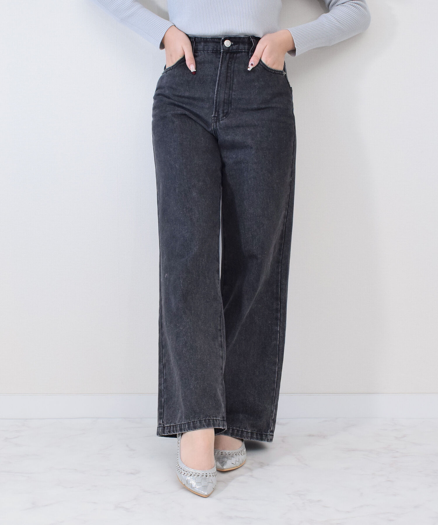 Bridget Birkin「【Bridget Birkin】編み込みフラットシューズ(551523)」|パンプス|