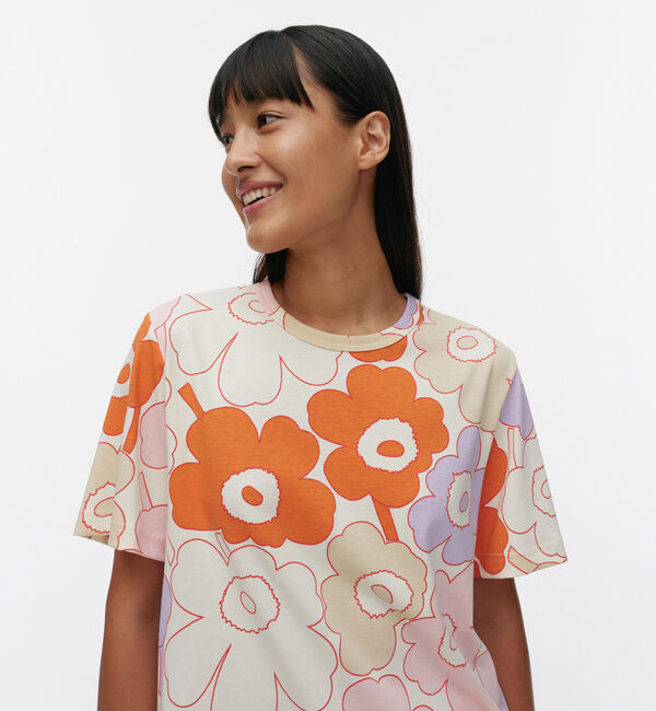 Marimekko「【アジア限定】Erna Piirto Unikko Tシャツ」|シャツ・ブラウス|