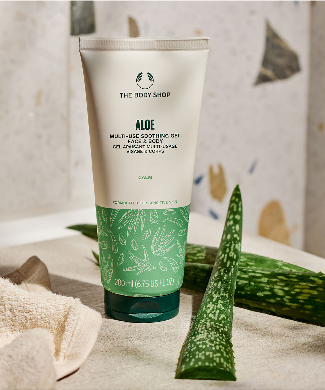 THE BODY SHOP「AL マルチユース フェイス＆ボディジェル 200mL（香り：アロエ）」|美容液・オイル・クリーム|