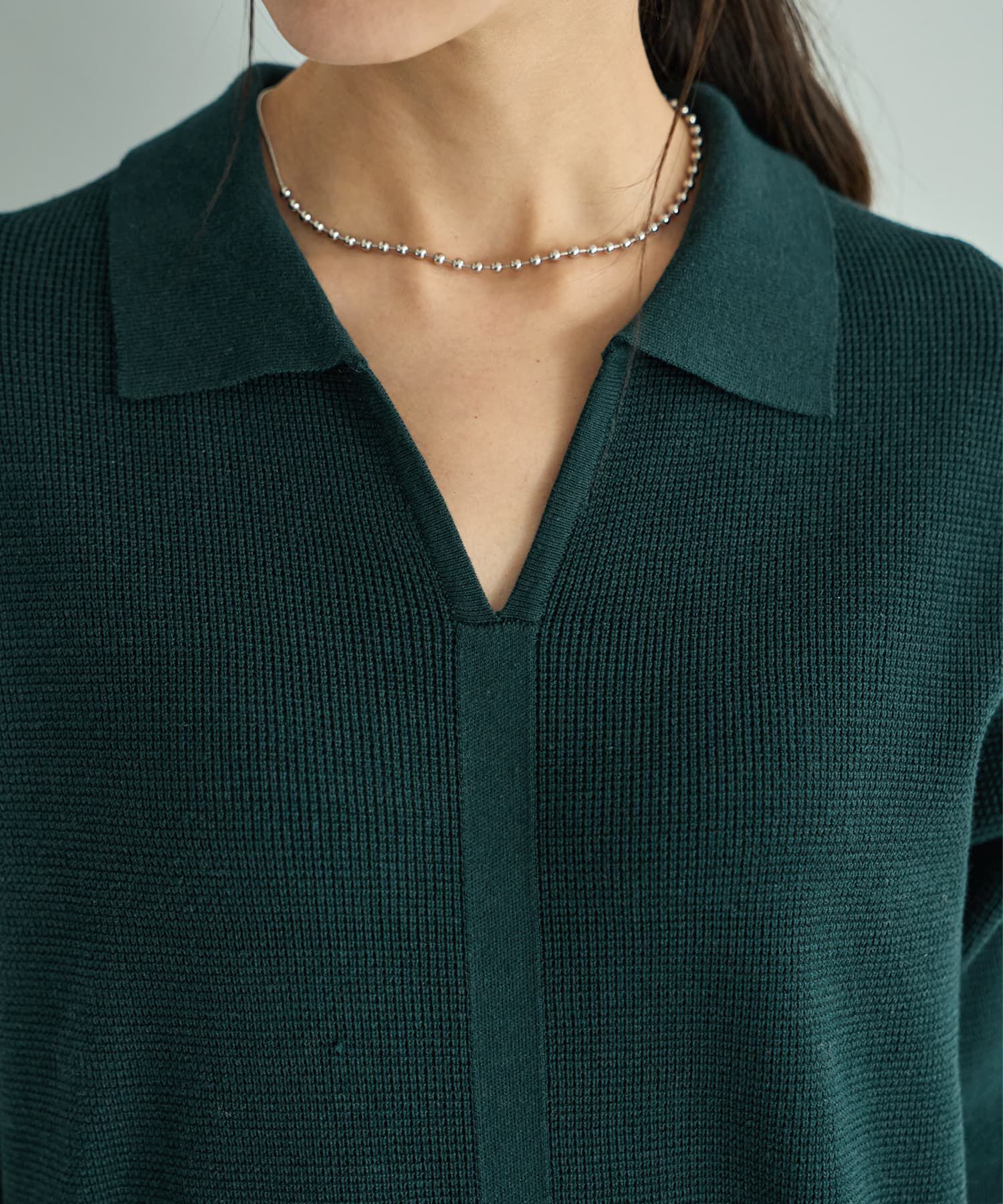 STYLE DELI「Softy Cotton／ワッフル編みスキッパーワンピース」|ワンピース|