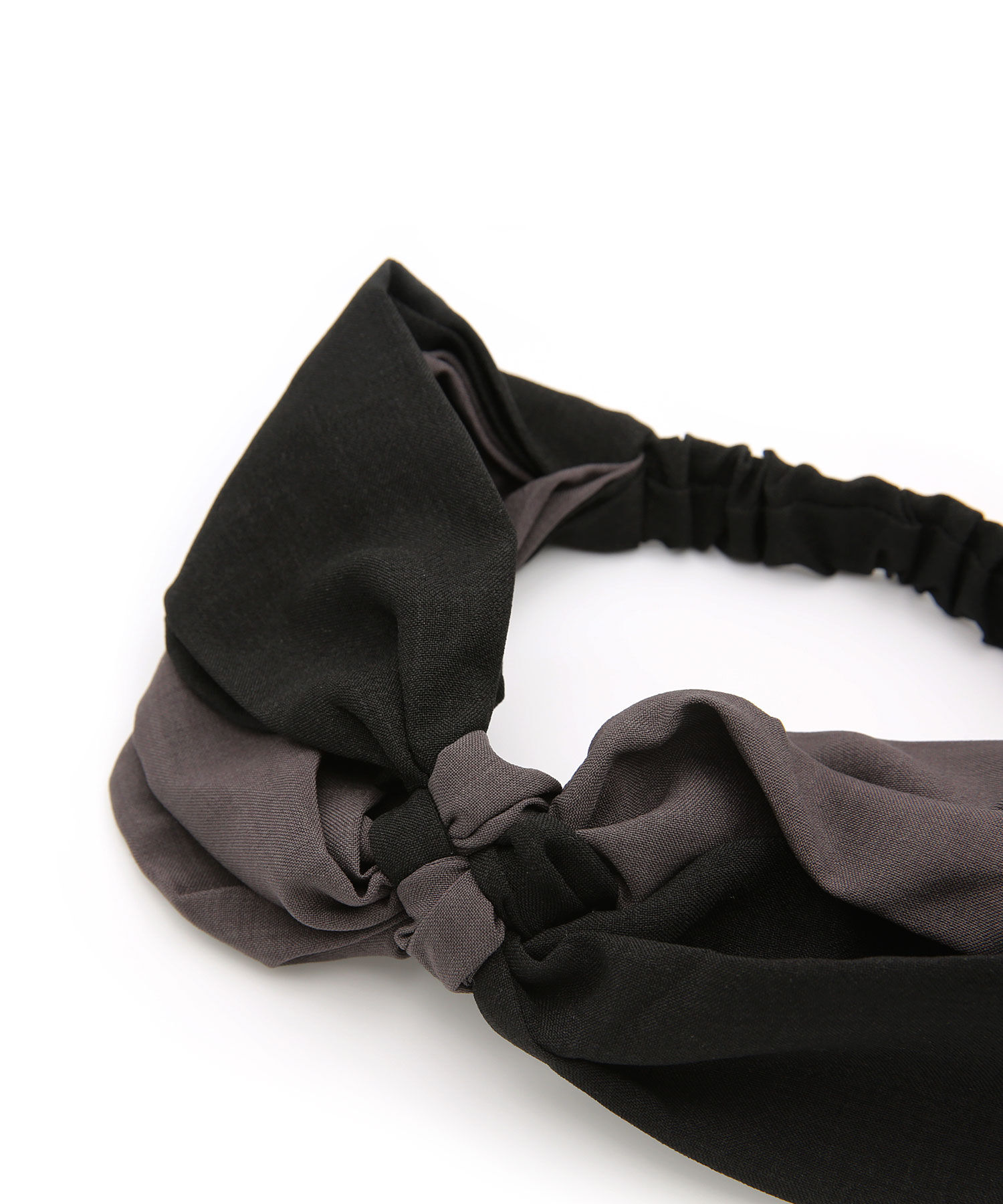 colleca la「バイカラーノットターバン」|ヘアバンド|