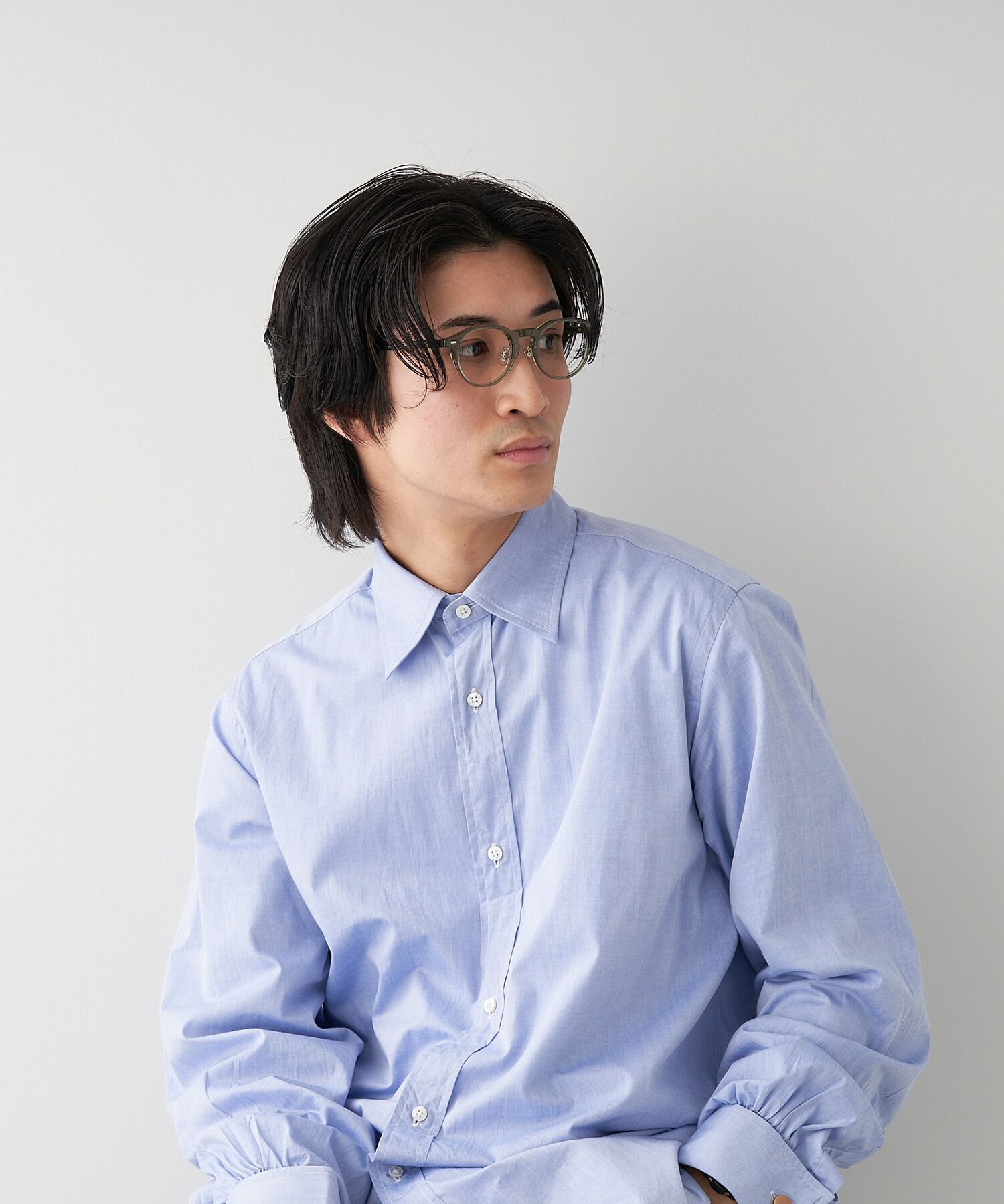  「ボストン型 メガネ｜クラウンパント｜クリアフレーム｜Zoff CLASSIC TREND ゾフ レンズ交換券付き」|メガネ|