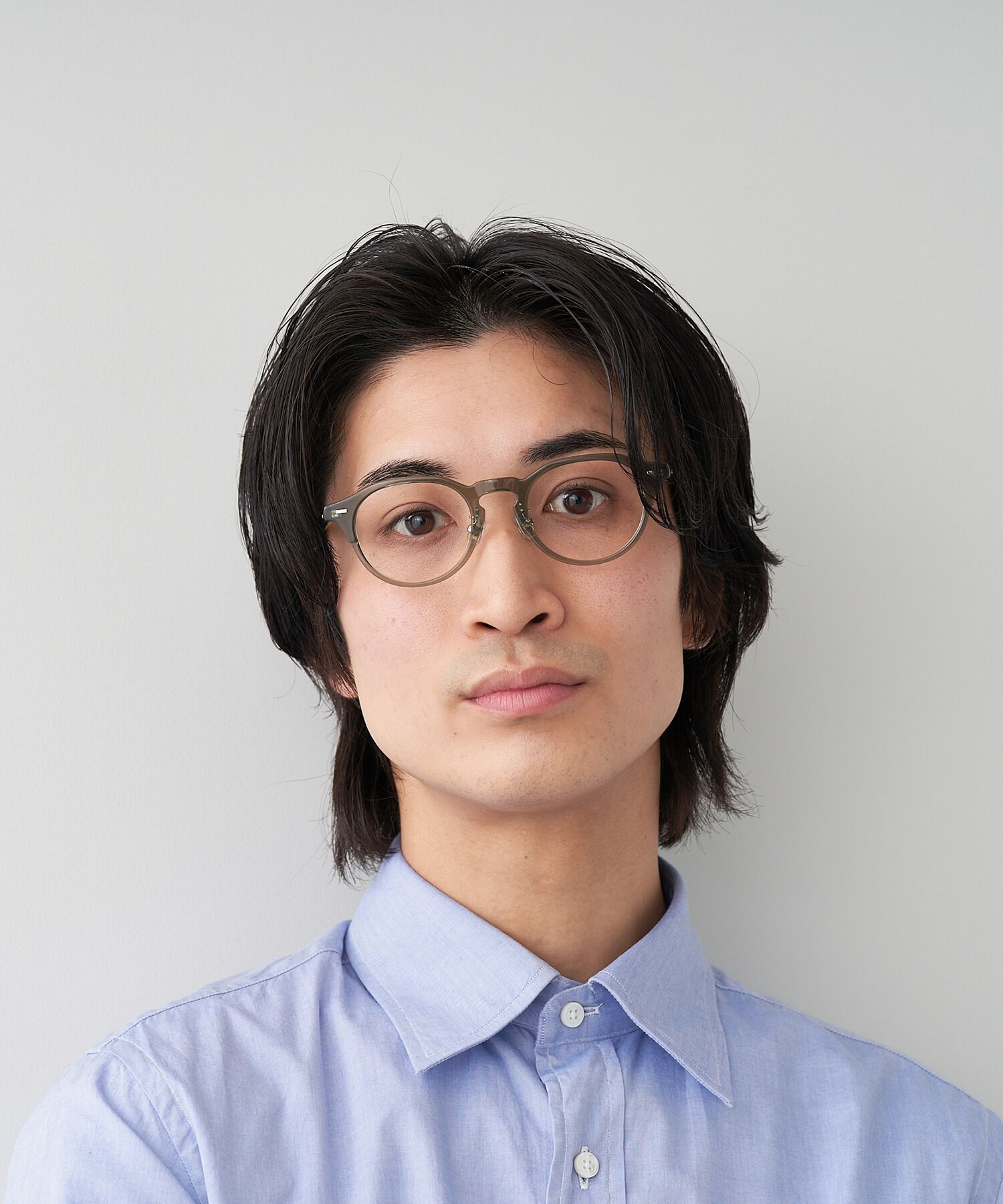  「ボストン型 メガネ｜クラウンパント｜クリアフレーム｜Zoff CLASSIC TREND ゾフ レンズ交換券付き」|メガネ|