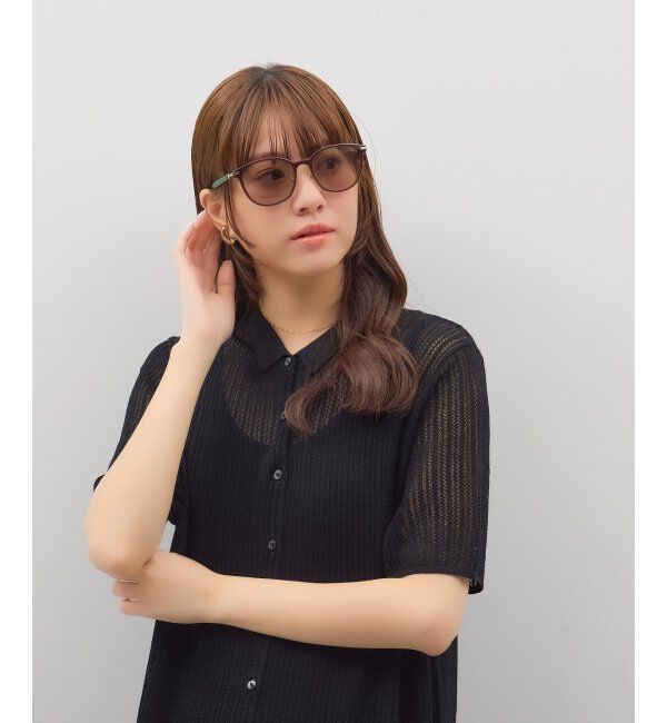  「SUNCUTGlasses/UV100%CUT ボストン型 サングラス | カラーレンズ｜紫外線対策 UVカット」|サングラス|