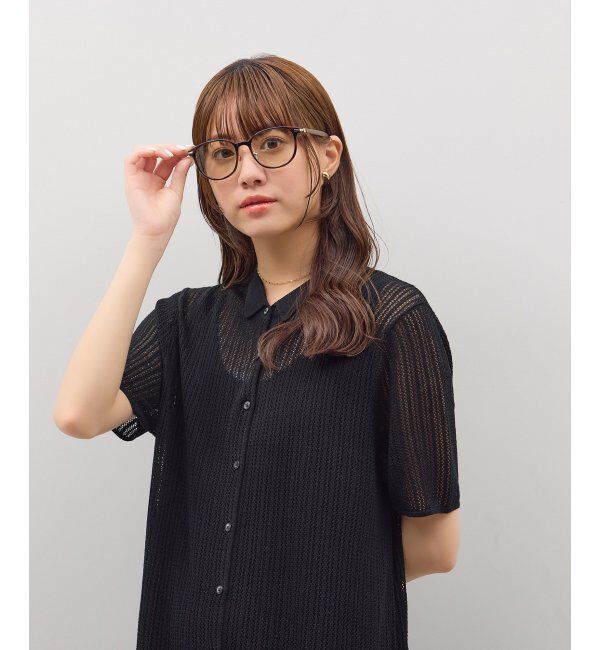  「SUNCUTGlasses/UV100%CUT ボストン型 サングラス | カラーレンズ｜紫外線対策 UVカット」|サングラス|茶系デミ3