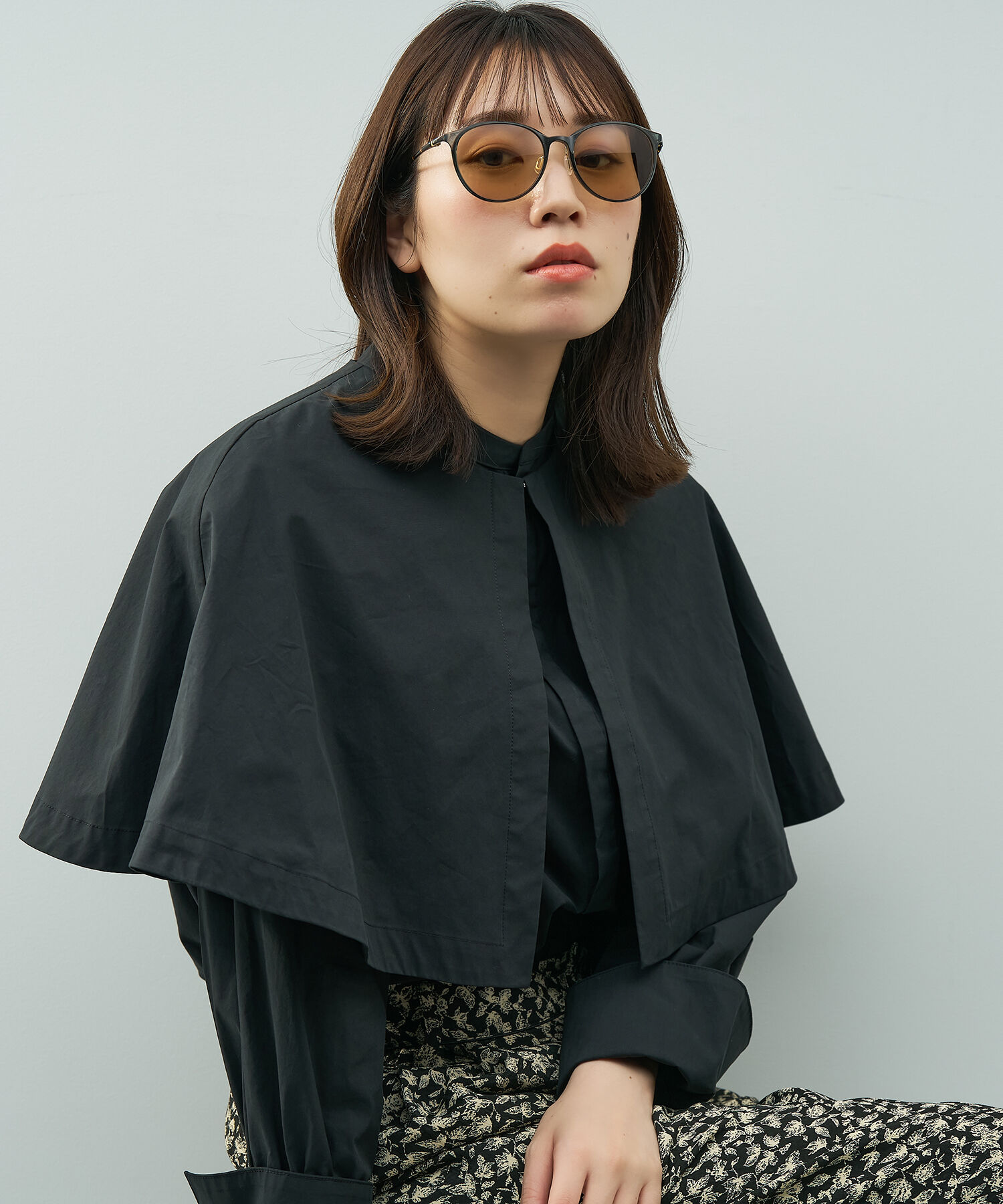  「SUNCUTGlasses/UV100%CUT ボストン型  軽量 ズレ落ち防止 サングラス｜Zoff SMART Skinny」|サングラス|グリーン