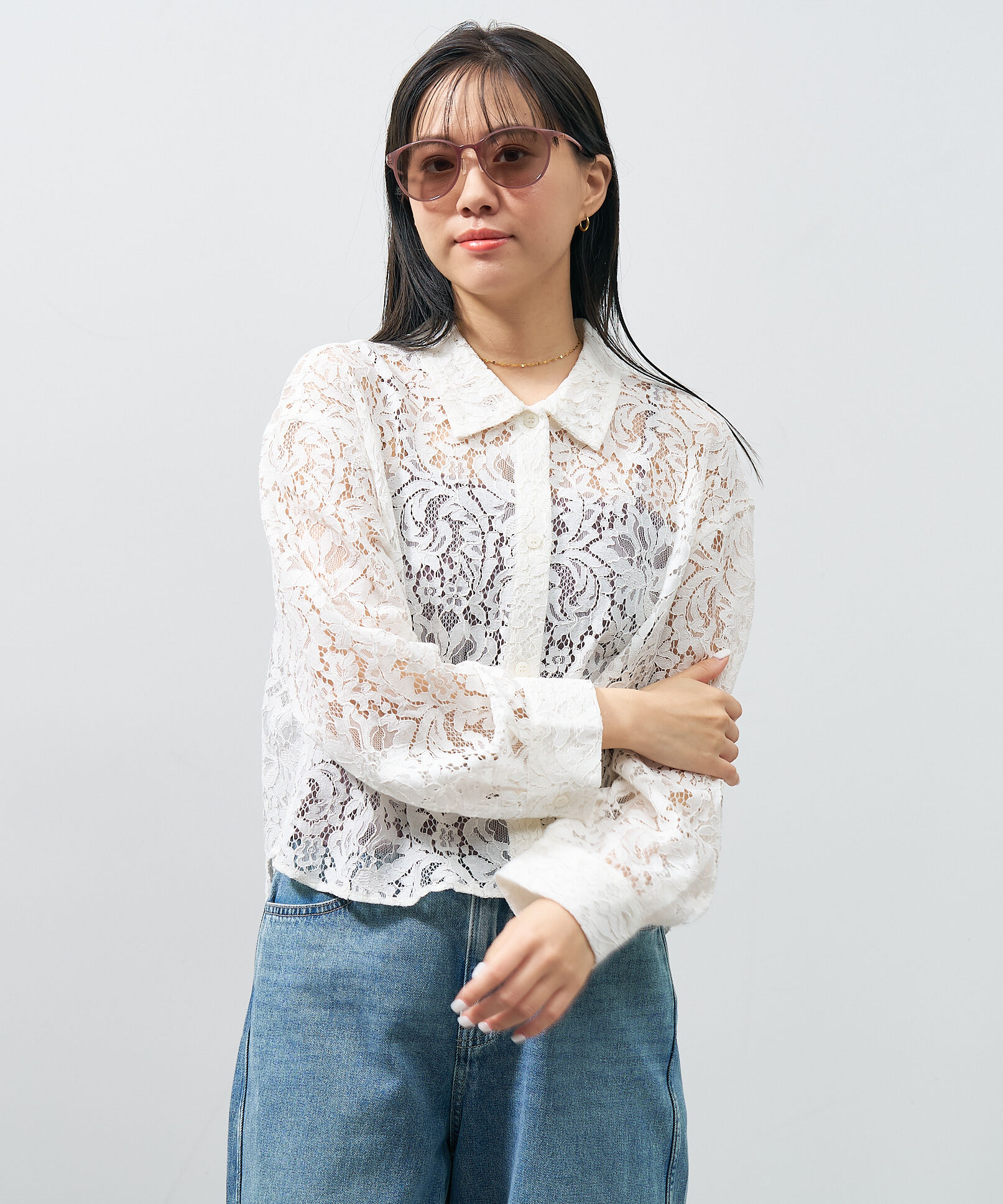  「SUNCUTGlasses/UV100%CUT ボストン型  軽量 ズレ落ち防止 サングラス｜Zoff SMART Skinny」|サングラス|