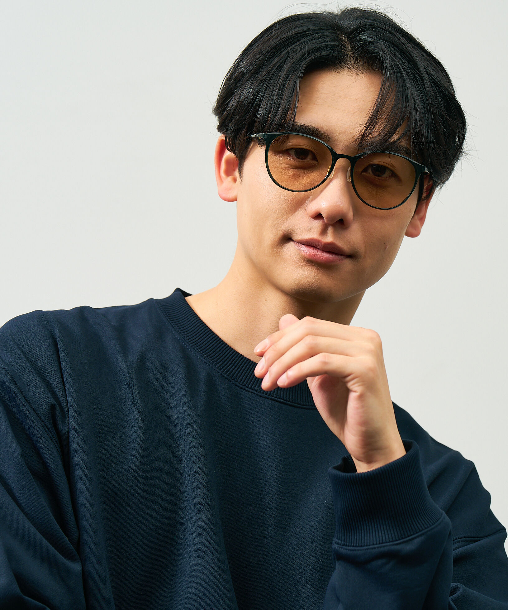  「SUNCUTGlasses/UV100%CUT ボストン型  軽量 ズレ落ち防止 サングラス｜Zoff SMART Skinny」|サングラス|