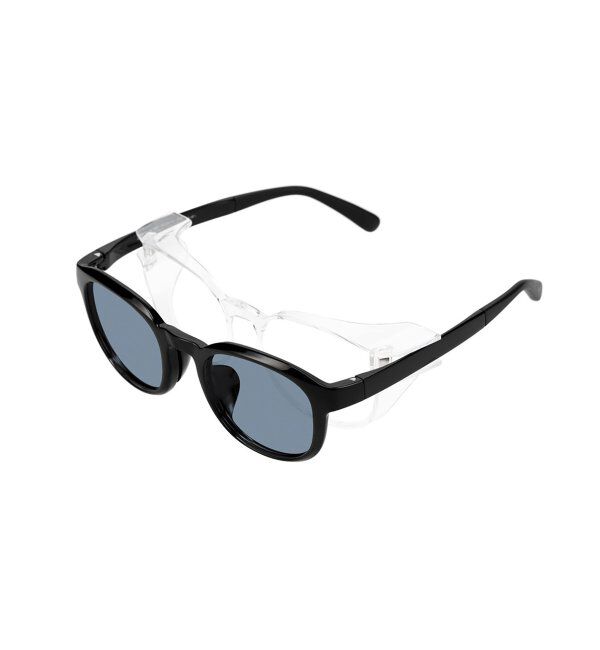  「ウェリントン型 花粉/飛沫対策 サングラス  (Zoff PROTECT 2WAY)  花粉メガネ メガネ 紫外線防止 UVカット」|サングラス|