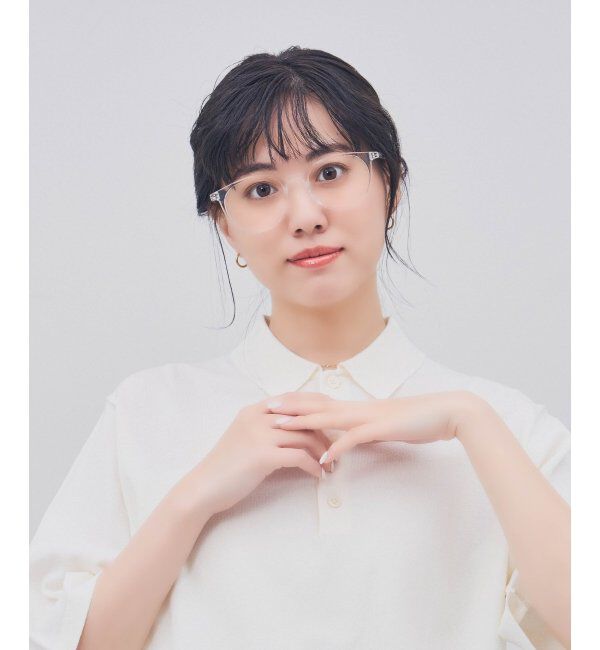  「ボストン型 メガネ｜クリアカラー｜伊達メガネ 度付きメガネ｜ユニセックス  レンズ交換券付」|メガネ|