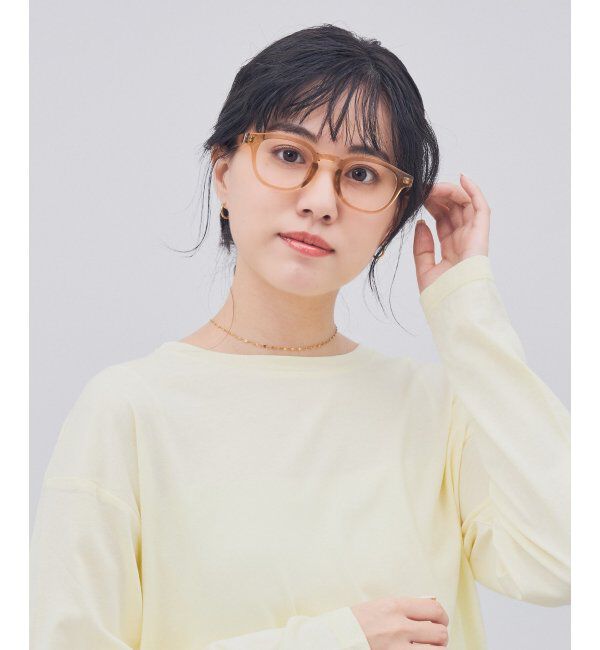  「ウェリントン型 メガネ｜クリアカラー｜伊達メガネ 度付きメガネ｜ユニセックス  レンズ交換券付」|メガネ|