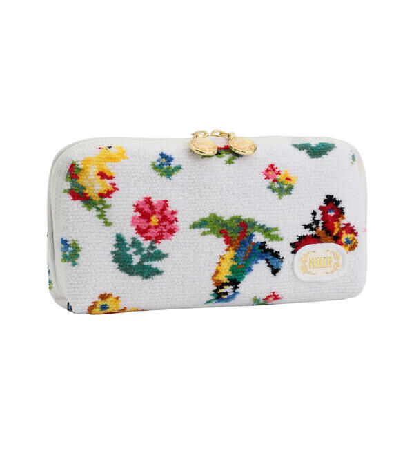 FEILER「ハイジ　便利ポーチ　HE-166028（銀座・WEB限定）」|ポーチ|ホワイト