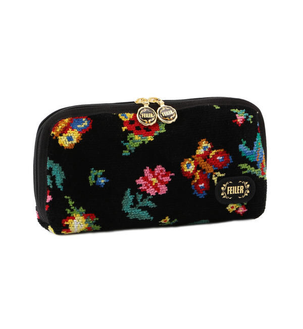 FEILER「ハイジ　便利ポーチ　HE-166028（銀座・WEB限定）」|ポーチ|ブラック