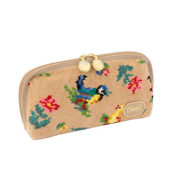 FEILER「ハイジ　便利ポーチ　HE-166028（銀座・WEB限定）」|ポーチ|ベージュ