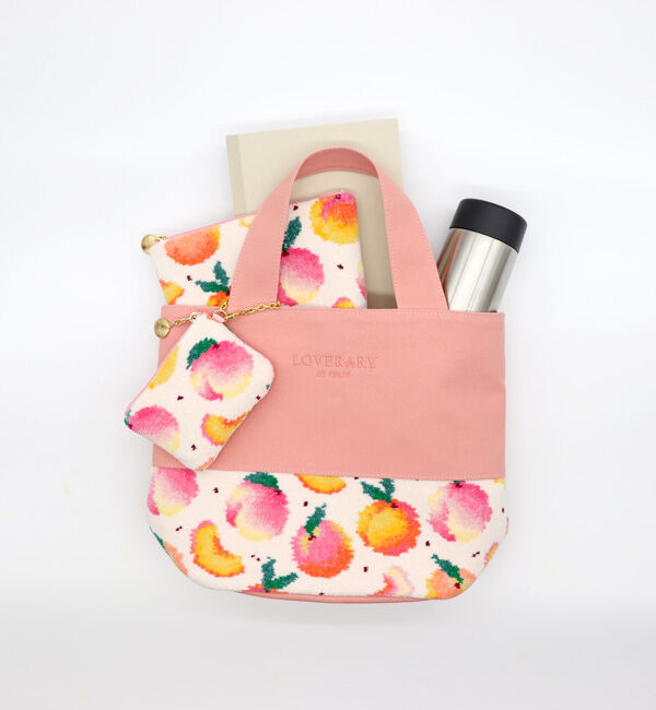 LOVERARY BY FEILER「ピーチドット　バッグ　L/PCD-233030」|トートバッグ|
