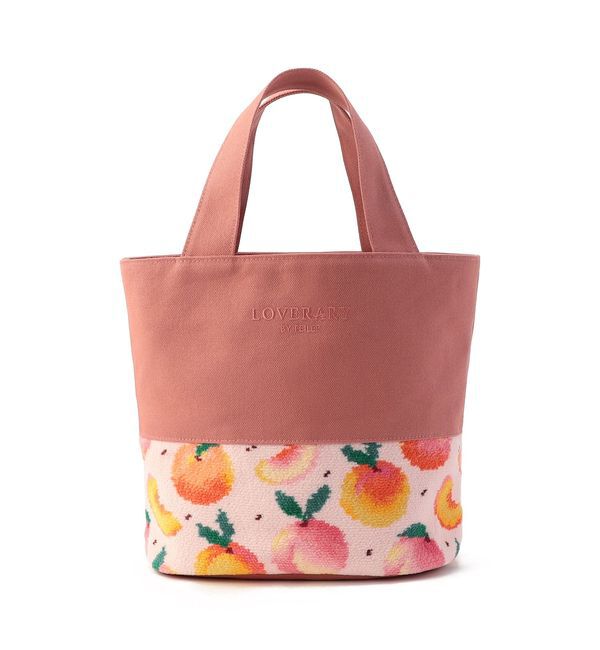 LOVERARY BY FEILER「ピーチドット　バッグ　L/PCD-233030」|トートバッグ|ピンク