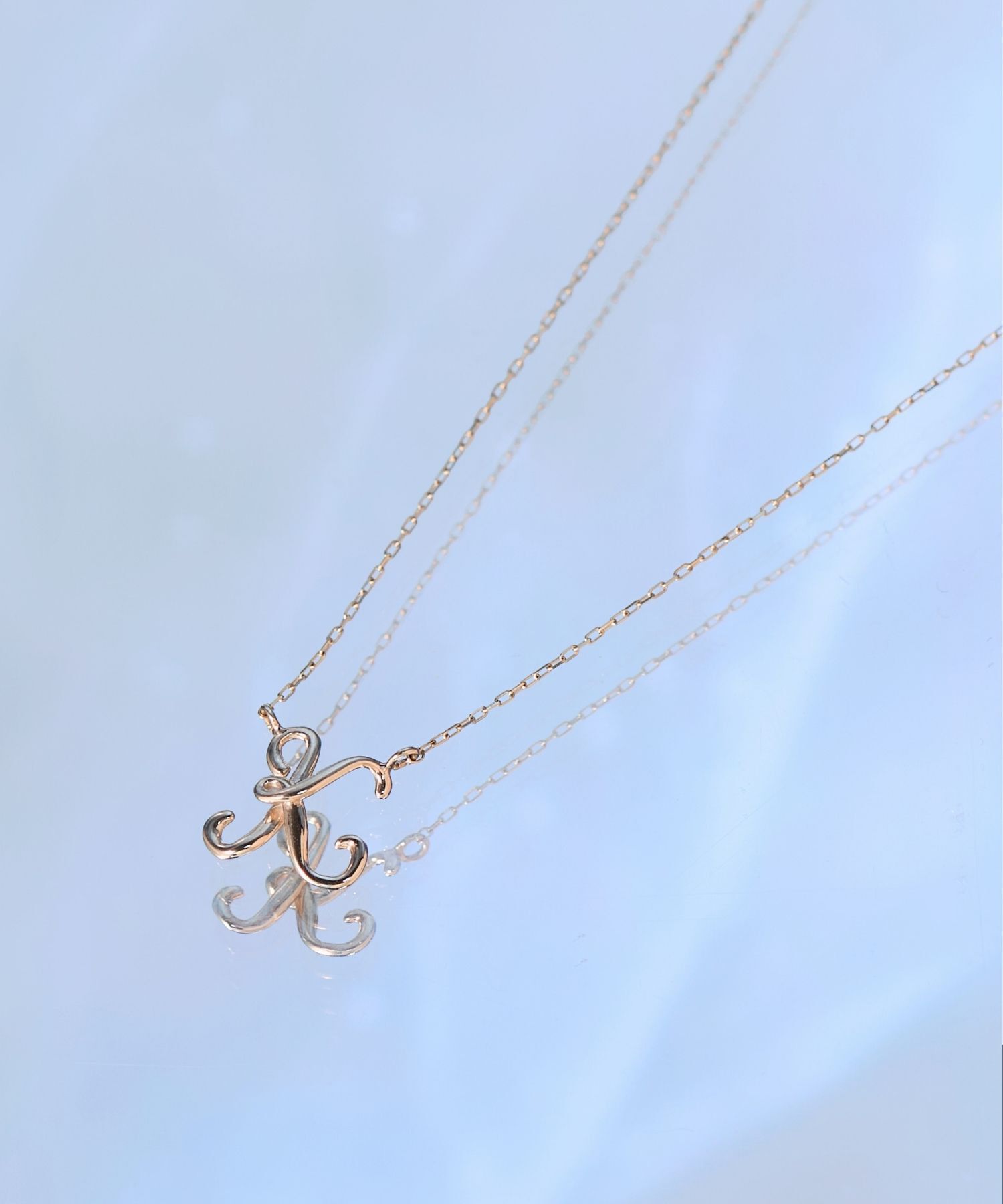 JUPITER「【K10】イニシャルネックレス」|ネックレス|
