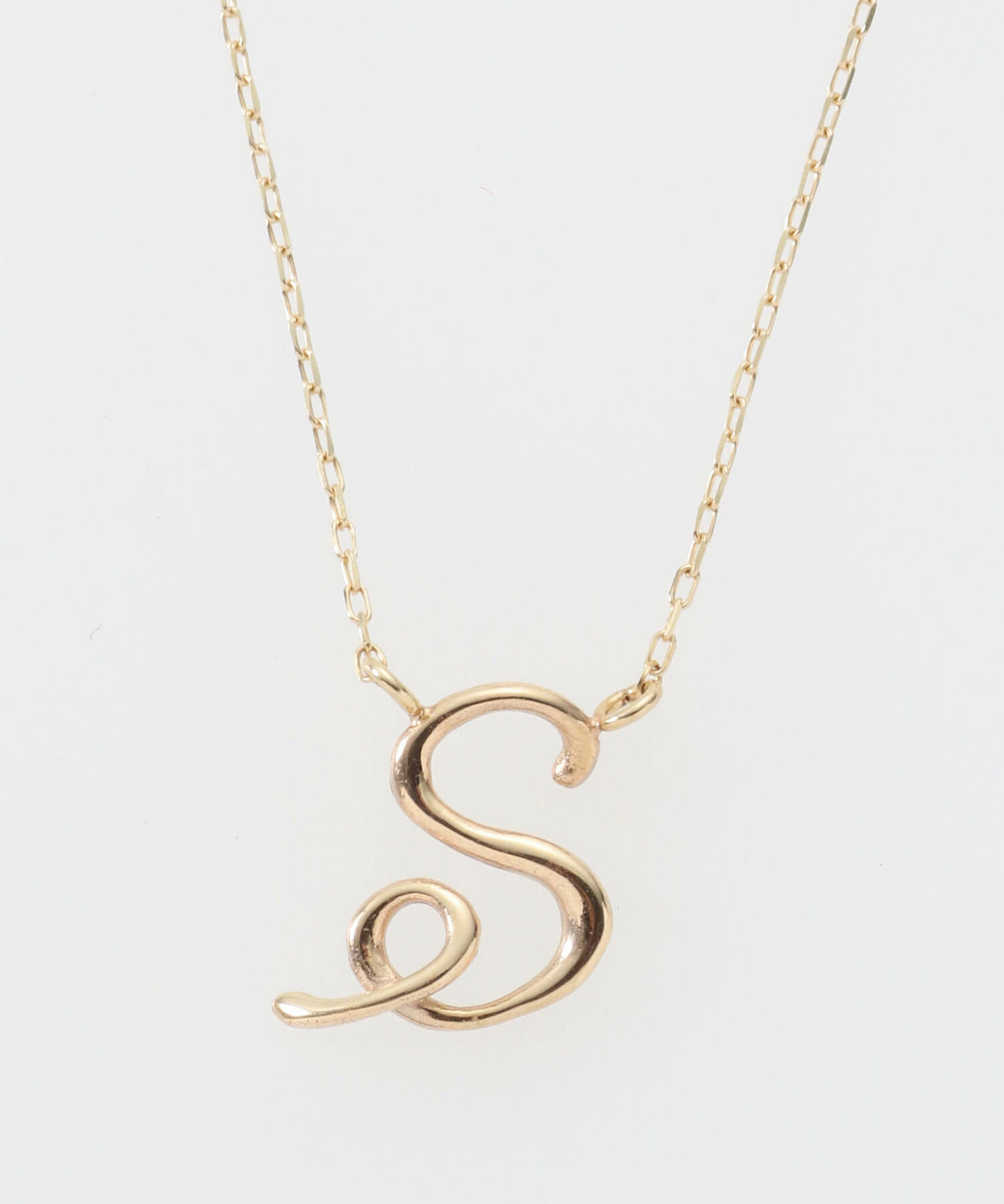 JUPITER「【K10】イニシャルネックレス」|ネックレス|