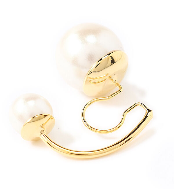 Phoebe「パールバックキャッチカフイヤリング」|イヤリング|