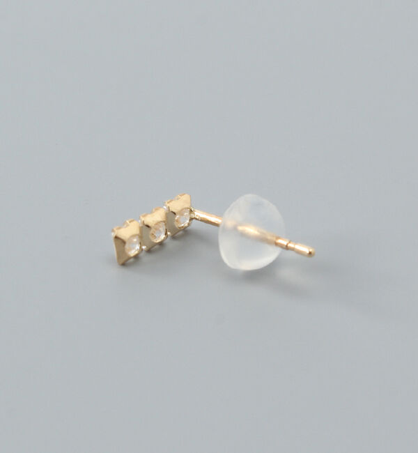 Phoebe「【K10】ストーンバーピアス/BOX付き」|ピアス|