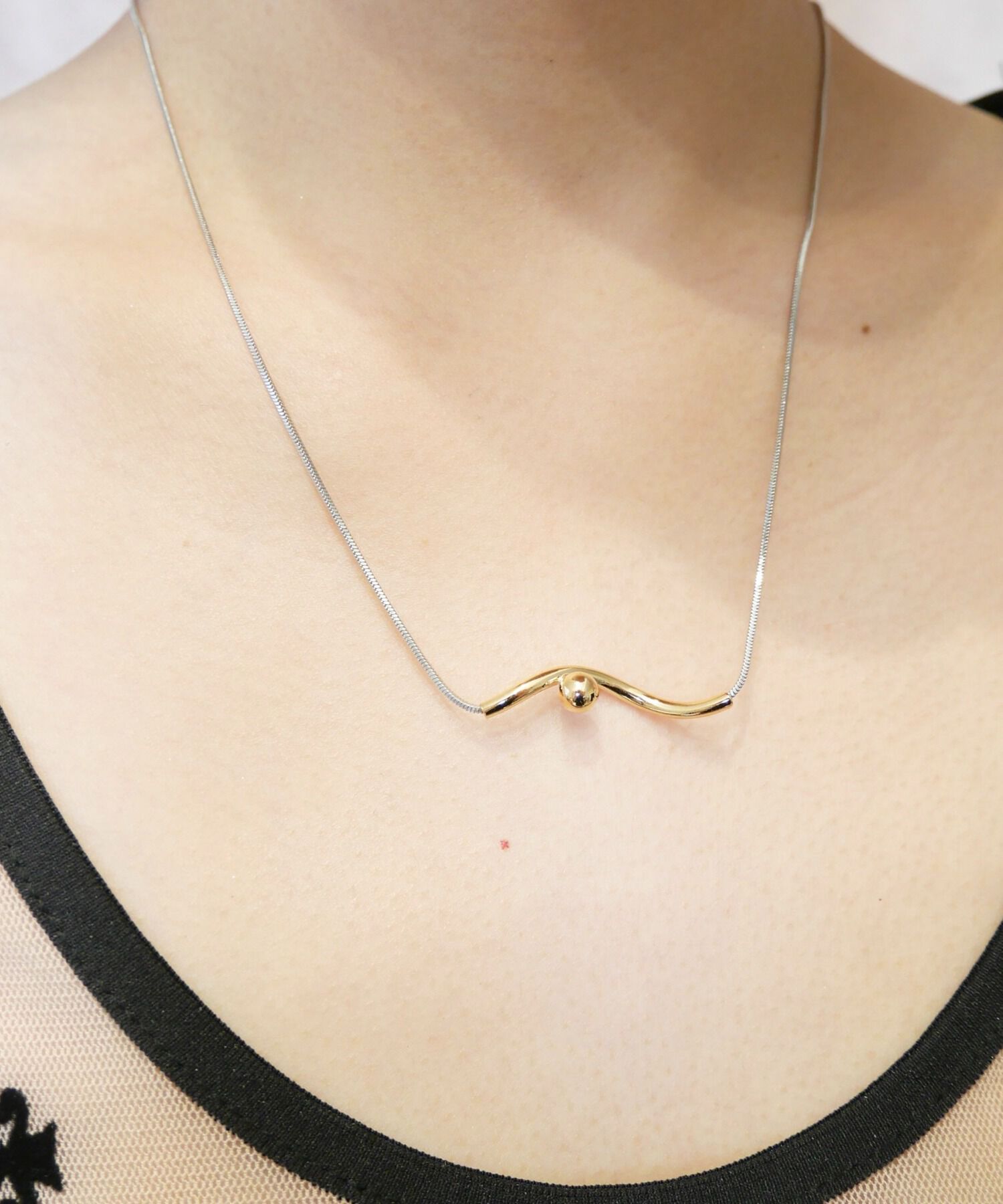 Phoebe+「【amplis】noaネックレス シルバー」|ネックレス|