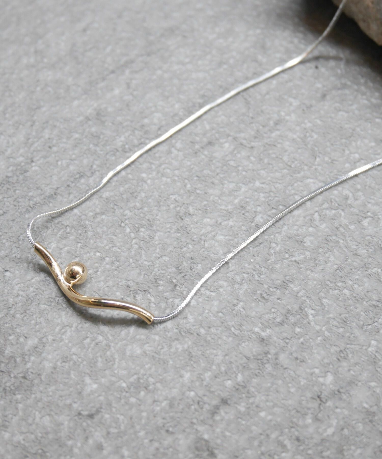 Phoebe+「【amplis】noaネックレス シルバー」|ネックレス|