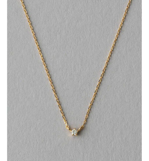 ete「[レイヤー] ダイヤモンド ネックレス」|ネックレス|イエローゴールド