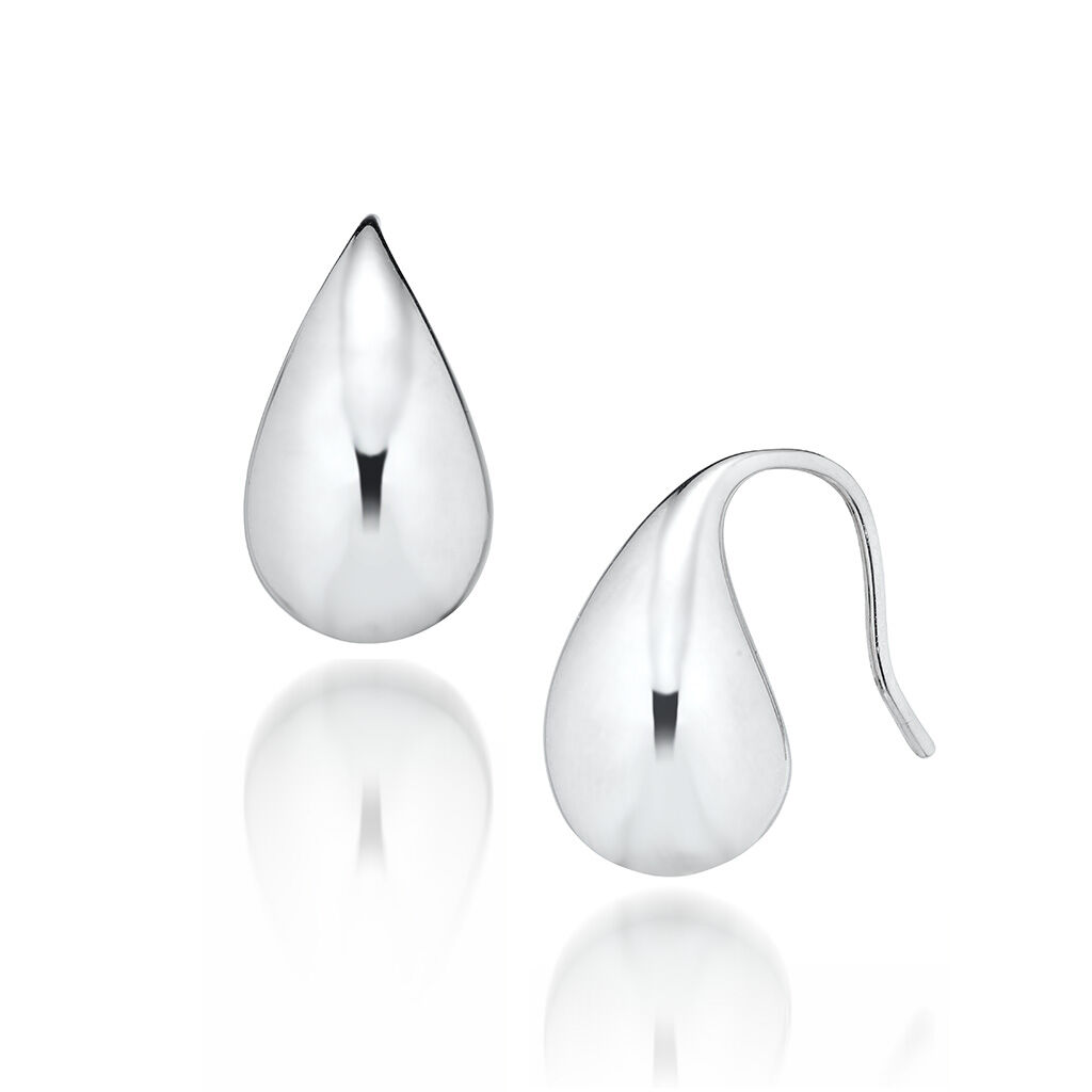 STAR JEWELRY「PUFFY DROP」|ピアス|シルバー