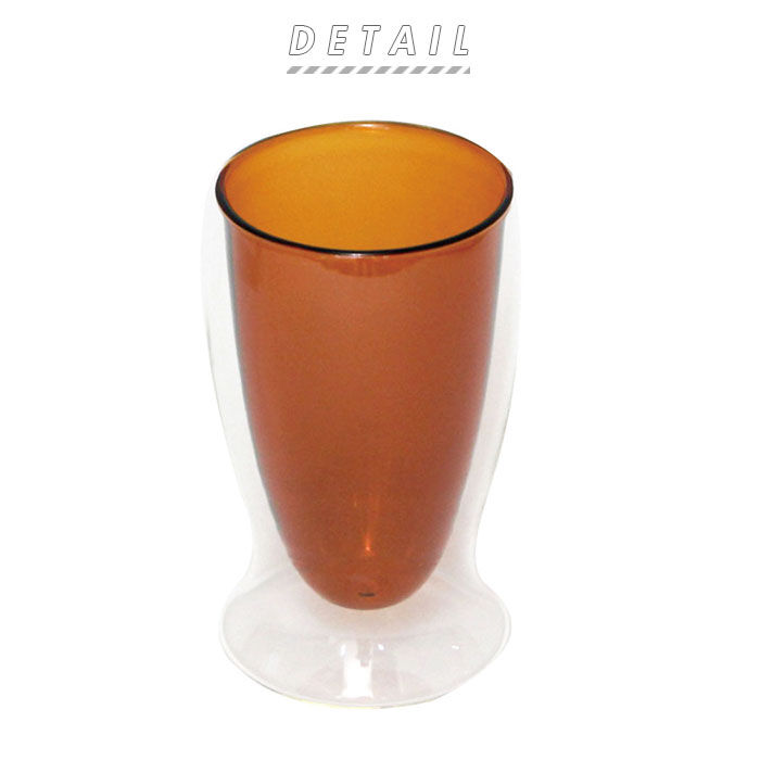 BACKYARD FAMILY「耐熱ガラス コップ 二重 通販 二重グラス ガラスコップ おしゃれ かわいい 色付き 耐熱グラス」|グラス・マグカップ|