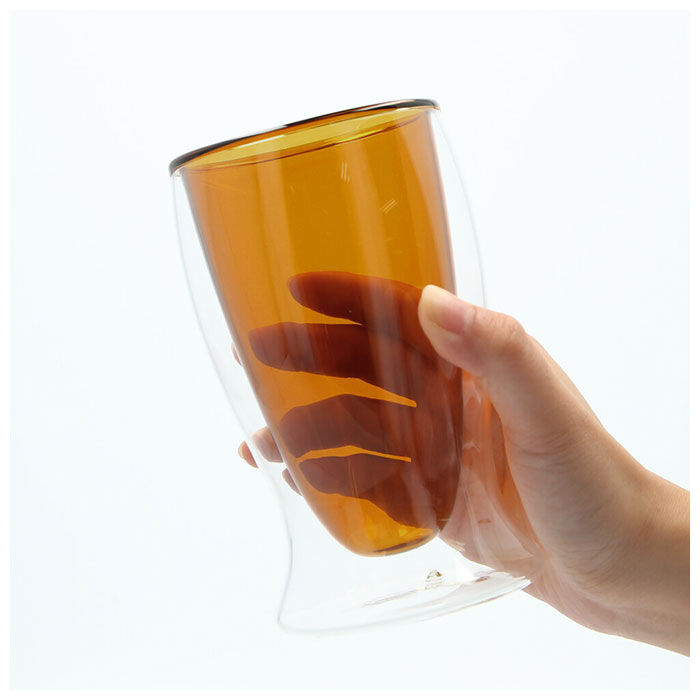 BACKYARD FAMILY「耐熱ガラス コップ 二重 通販 二重グラス ガラスコップ おしゃれ かわいい 色付き 耐熱グラス」|グラス・マグカップ|