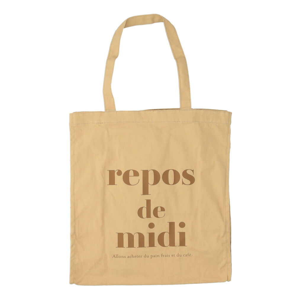 BACKYARD FAMILY「トートバッグ 布 通販 大きめ b4 レディース 肩掛け ショルダーバッグ 手提げバッグ 鞄 通学」|トートバッグ|ベージュ1