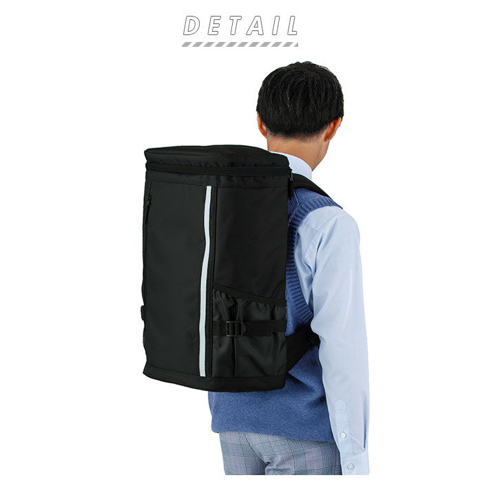 BACKYARD FAMILY「高校生 通学 リュック ボックス型 通販 通学リュック 軽量  スクールバッグ 中学生 軽い」|リュック|