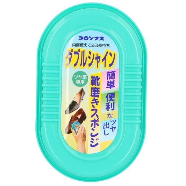 BACKYARD FAMILY「靴磨きスポンジ 通販 COLUMBUS コロンブス ダブルシャイン 靴みがき ツヤ出し スポンジ」|シューケア|その他1