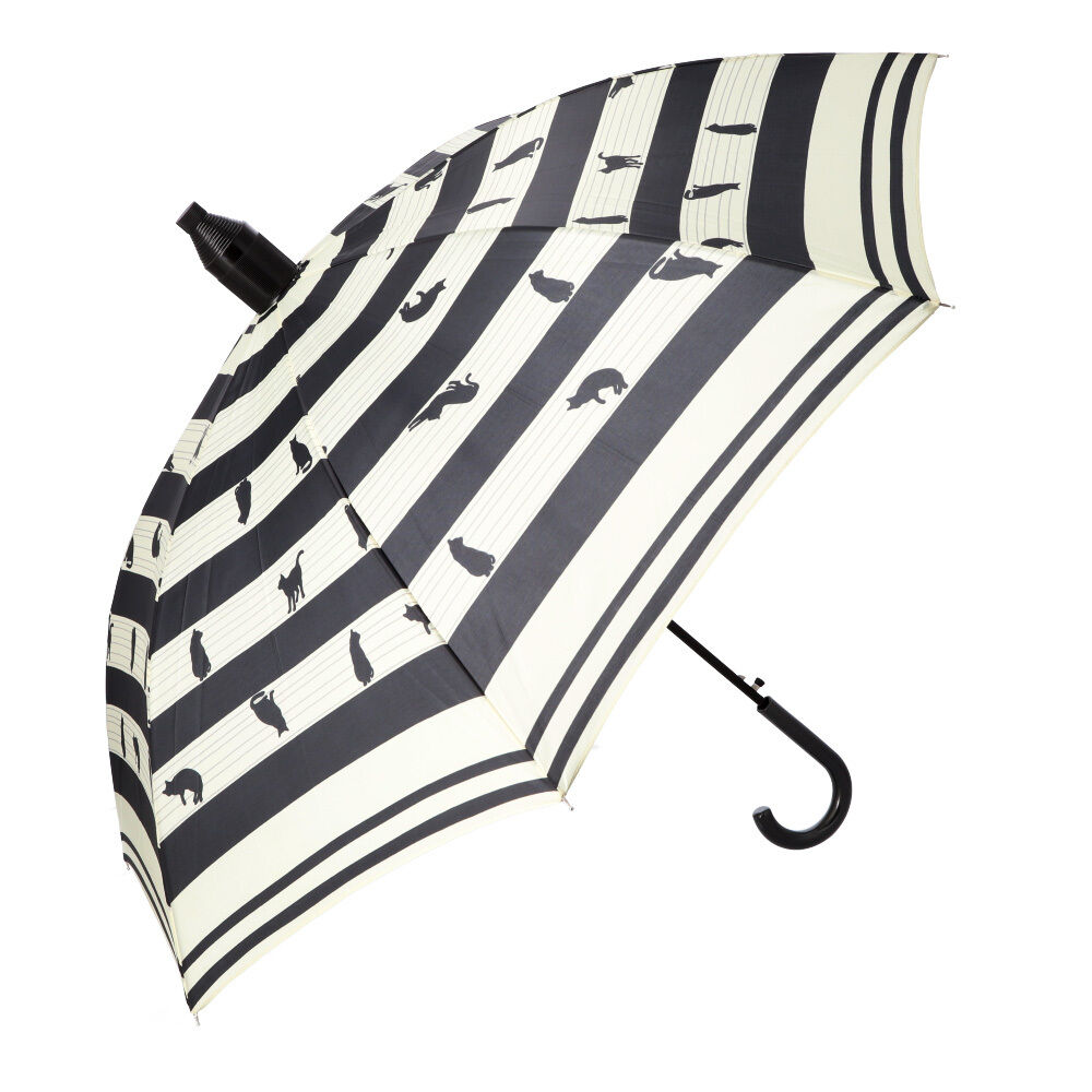 BACKYARD FAMILY「サントス 長傘 レディース 通販 ジャンプ傘 ワンタッチ傘 ジャンプ ワンタッチ」|傘|ブラック2