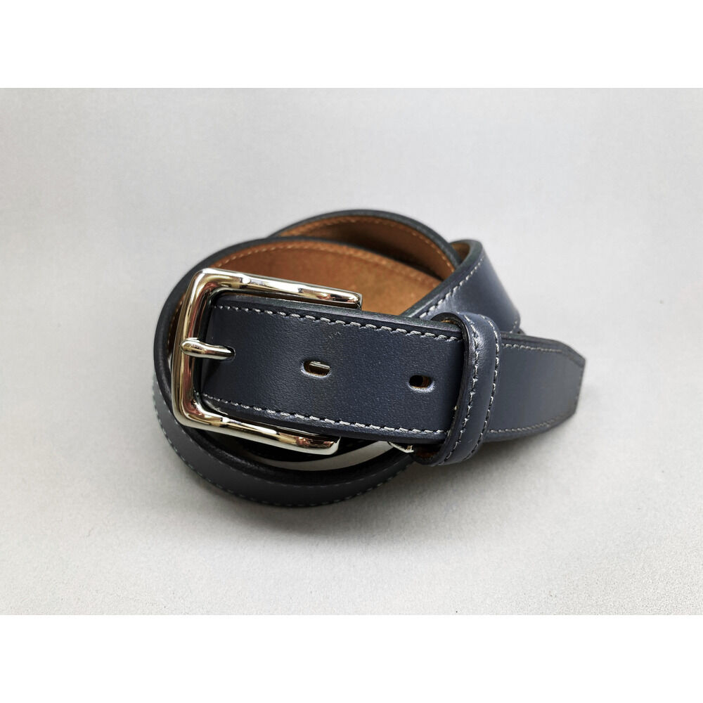 BACKYARD FAMILY「ベルト メンズ 本革 通販 革工房いんのしま KIB210 牛革ベルト 本革ベルト レザーベルト」|ベルト|ブルー1