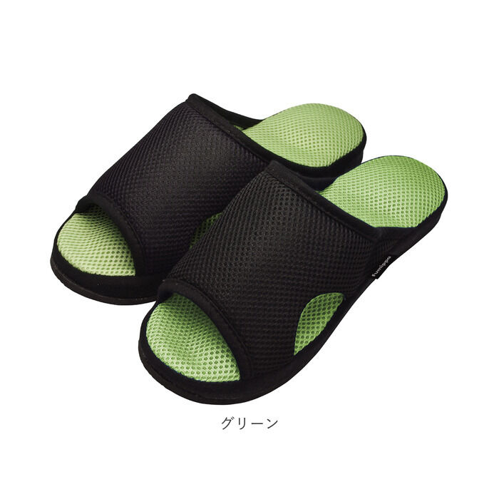 BACKYARD FAMILY「健康サンダル メンズ 通販 ルームサンダル サンダル スリッパ 室内 グイ押し 足ツボ 足つぼ」|ルームシューズ|