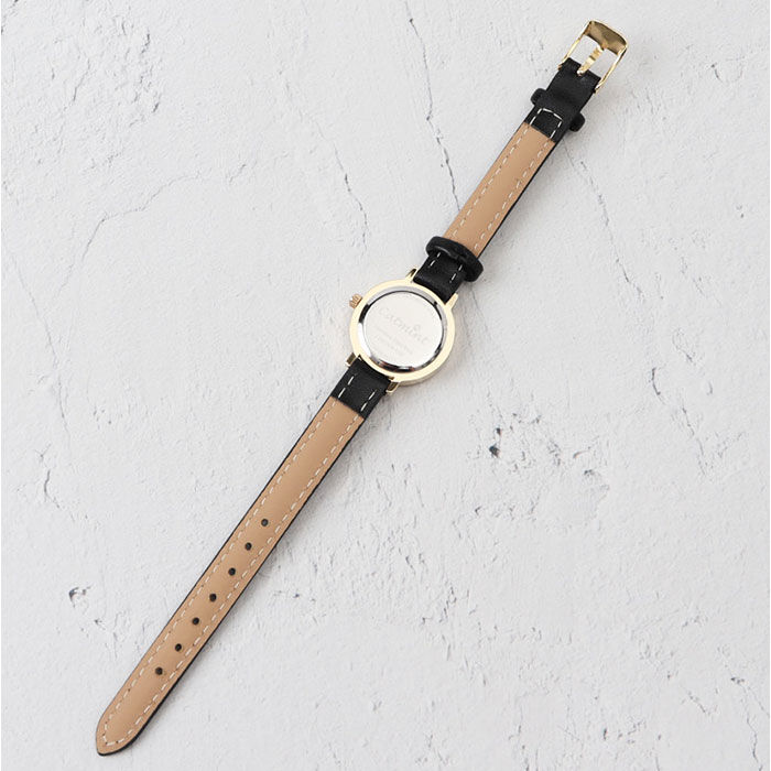 BACKYARD FAMILY「腕時計 レディース 通販 日本製 ウォッチ ネコの秒針 動く猫 ローリング猫 革ベルト」|腕時計|