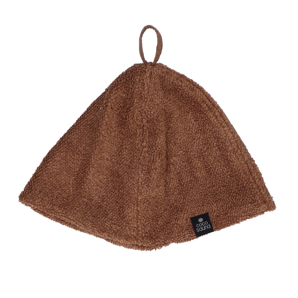 BACKYARD FAMILY「ココチエナ サウナハット タオル 通販 cocochiena サウナキャップ サウナ ハット 帽子」|その他|ブラウン1