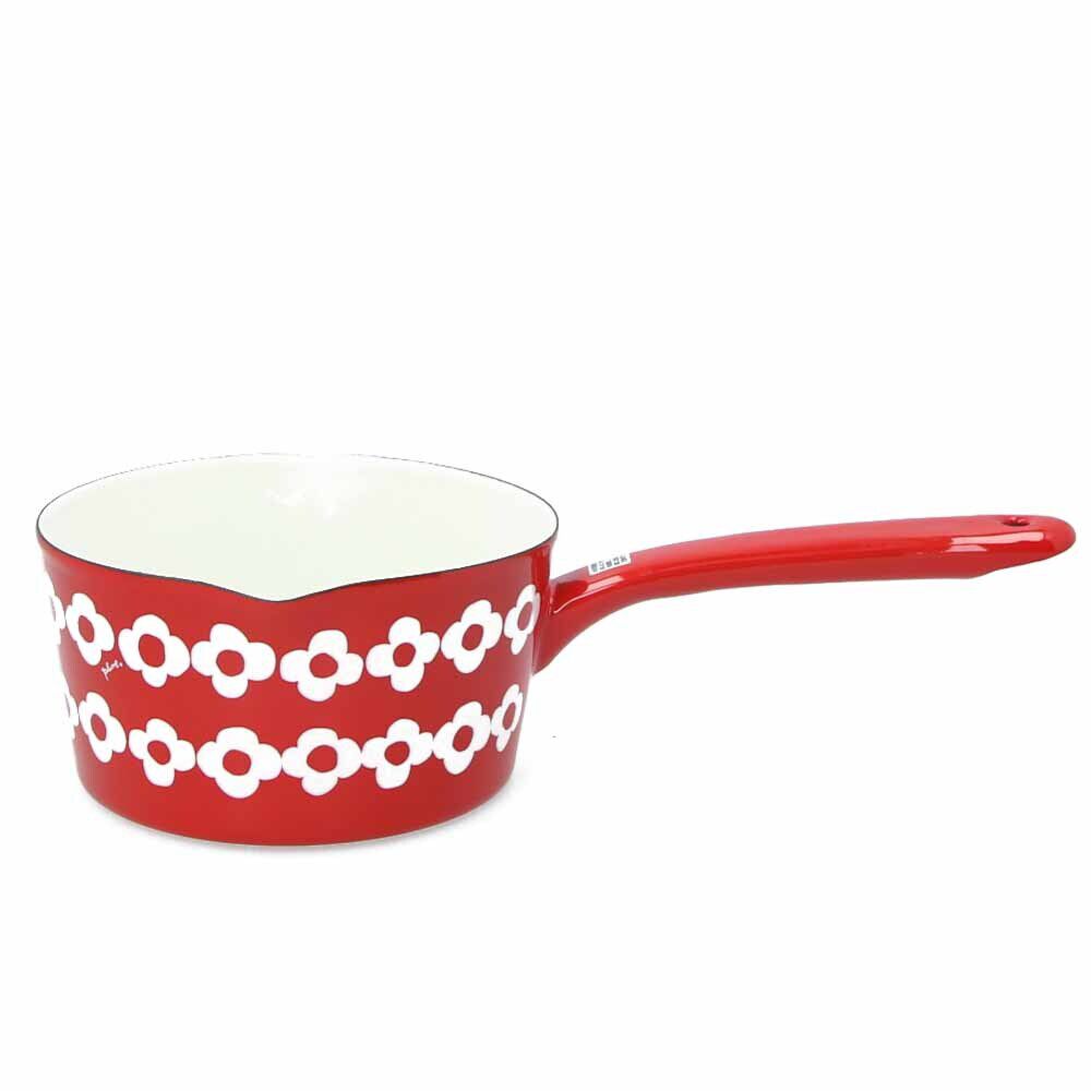 BACKYARD FAMILY「ミルクパン ホーロー 通販 琺瑯 ほうろう ホーロー鍋 琺瑯鍋 片手鍋 IH対応 両口ミルクパン」|食器・キッチングッズ|レッド4