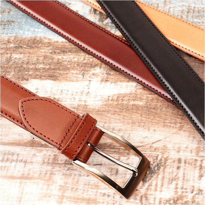 BACKYARD FAMILY「栃木レザー ベルト ビジネス 通販 日本製 サマーオイル ビジネスベルト メンズビジネスベルト」|ベルト|