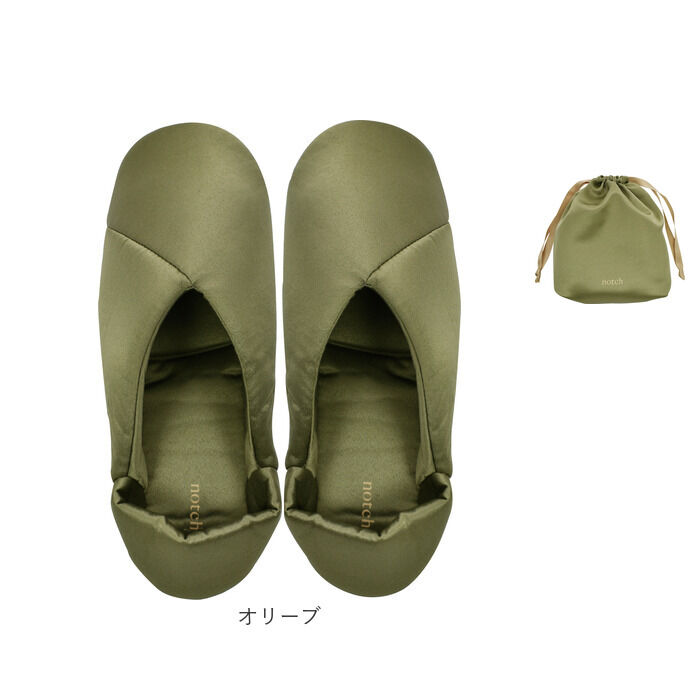BACKYARD FAMILY「notch ノッチ スリッパ 通販 ポータブルスリッパ かかと 立てる 踏む 2WAY V字」|ルームシューズ|