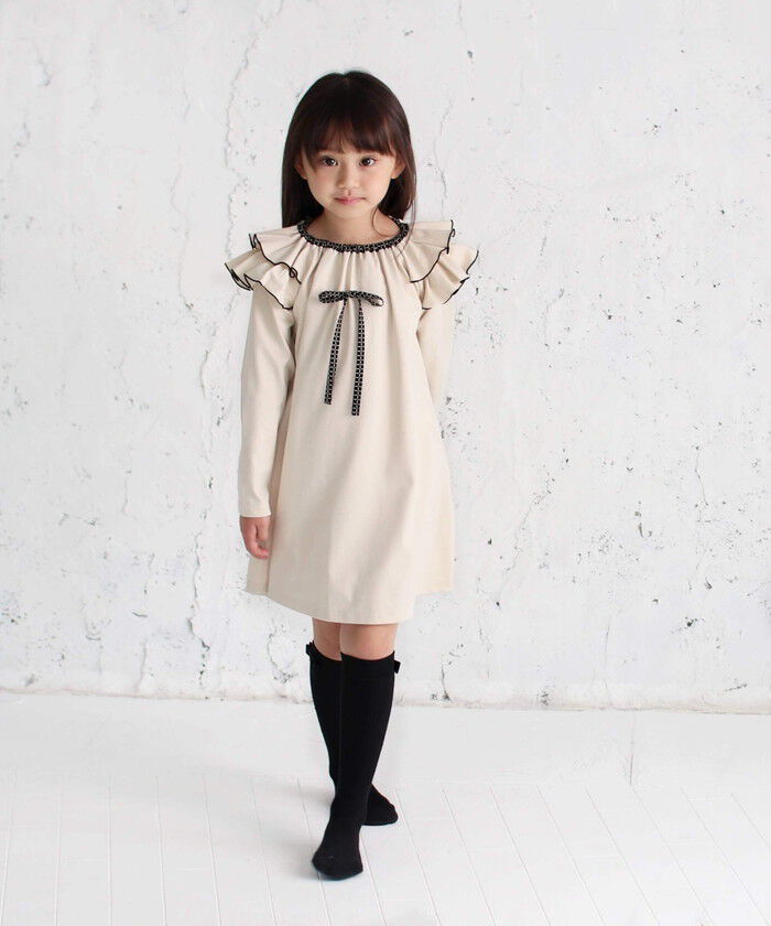 BACKYARD FAMILY「キッズ ワンピース 女の子 長袖 通販 キッズワンピース 42122102 長袖ワンピース 冬」|その他|