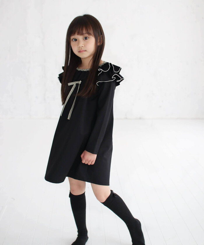 BACKYARD FAMILY「キッズ ワンピース 女の子 長袖 通販 キッズワンピース 42122102 長袖ワンピース 冬」|その他|