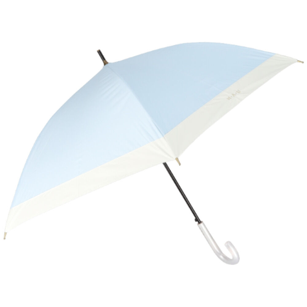 BACKYARD FAMILY「晴雨兼用傘 長傘 レディース 55cm 通販 雨傘 日傘 晴雨兼用 スリム 傘 55センチ かさ」|傘|ブルー1