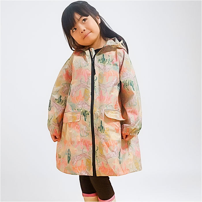 KiU「kiu キウ レインコート キッズ 通販 キッズポンチョ ポンチョ カッパ 雨合羽 ランドセル対応」|レインコート|