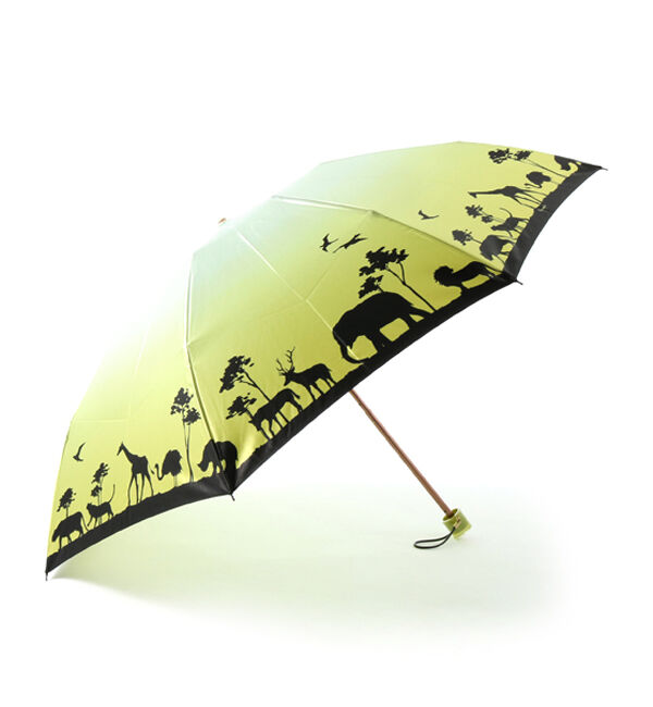 銀座かねまつ「折りたたみ傘」|傘|イエローグリーン